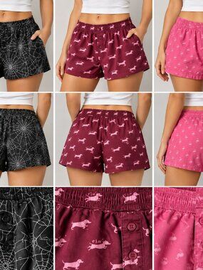 Victoria’s Secret PINK Shorts 3-Piece Bundle Y2K Coquette Grunge